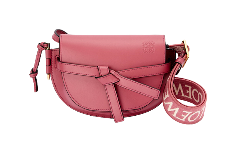 กระเป๋า Loewe รุ่น Mini Gate Dual bag In Soft Calfskin And Jacquard 4
