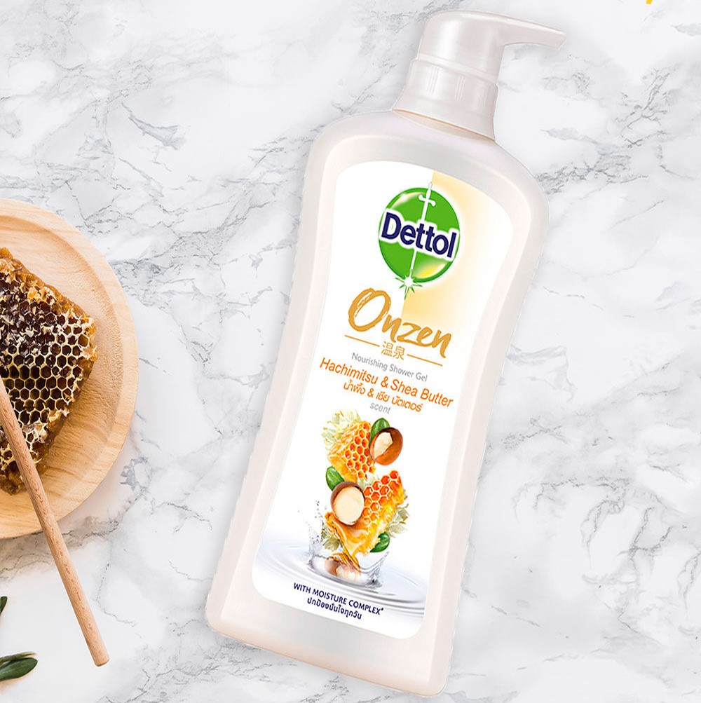 เจลอาบน้ำ Shower Gel Onzen Hachimitsu & Shea Butter 3