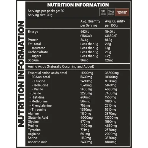 Lean Whey Protein Isolate 3