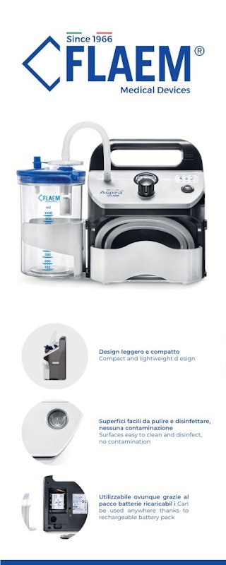เครื่องดูดเสมหะพกพา Nuova Aspira Go 3