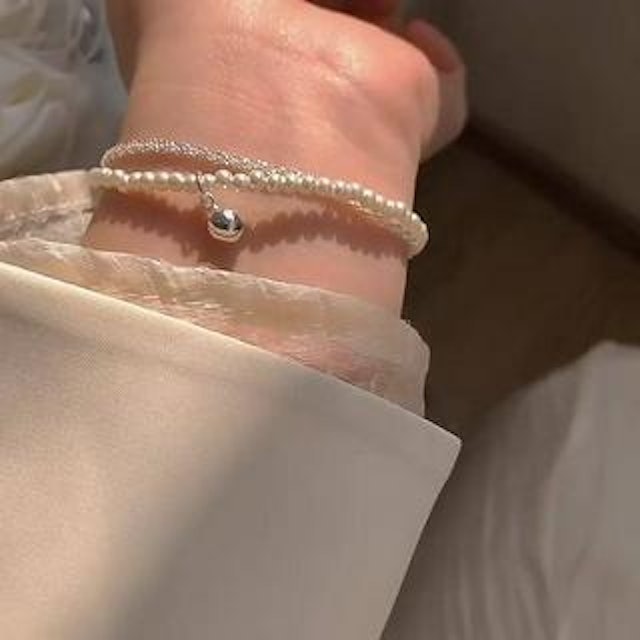 ของไหว้พระแม่ธรณี สร้อยข้อมือไข่มุก 2