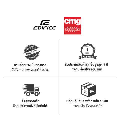 นาฬิกาข้อมือผู้ชาย EDIFICE 3