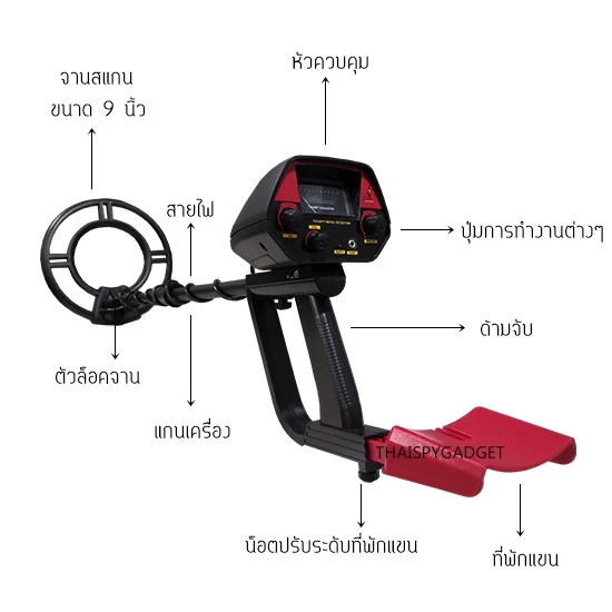 เครื่องตรวจจับโลหะ เครื่องหาทอง  2