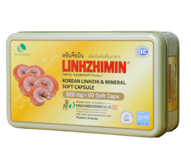เห็ดหลินจือสกัด KOREAN LINHZHI & MINERAL SOFT CAPSULE 1