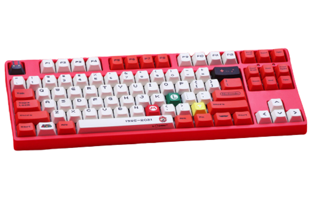 ปุ่มคีย์แคป แต่งคีย์บอร์ด DIY Mario Keycaps 119 PBT Cherry Profile 1