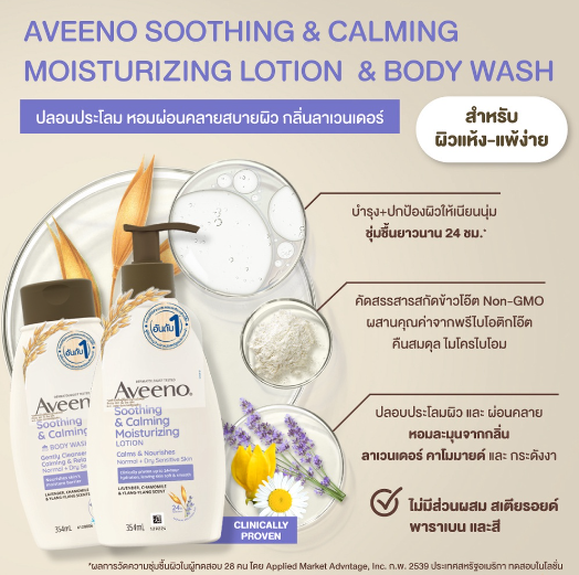Aveeno Soothing & Calming Moisturizing Lotion 2