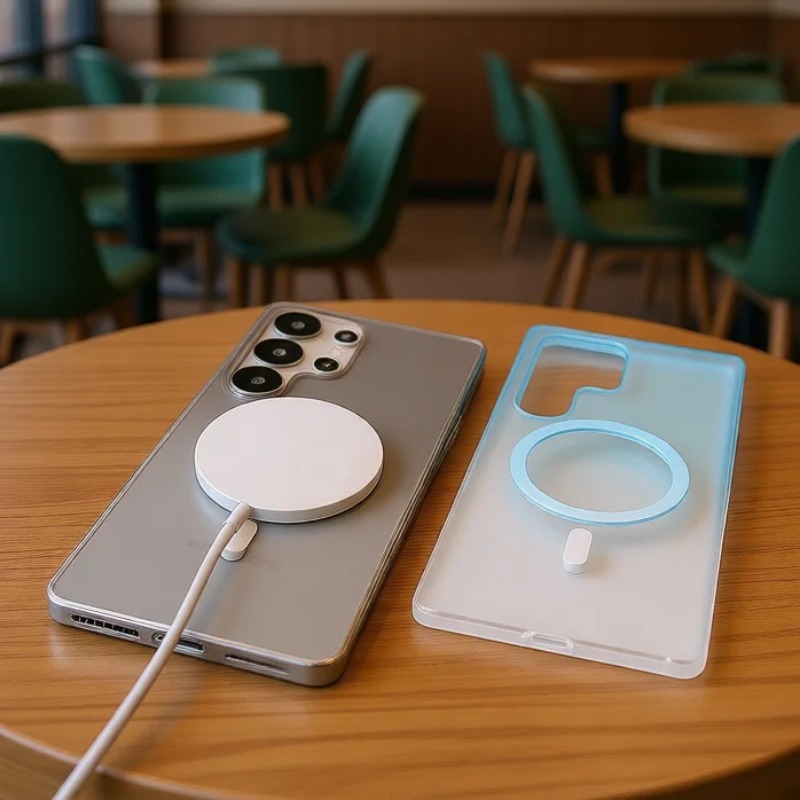 Matte Clear Gradient เคสโทรศัพท์แม่เหล็ก 2