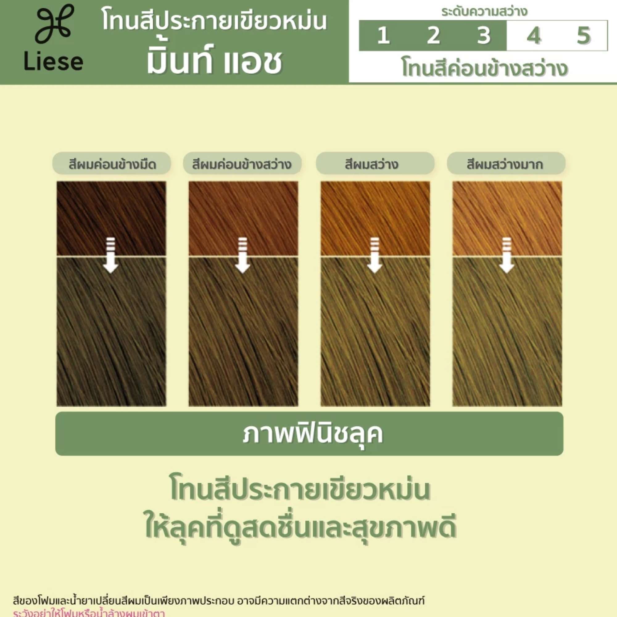 Creamy Bubble Color สี Mint Ash 2