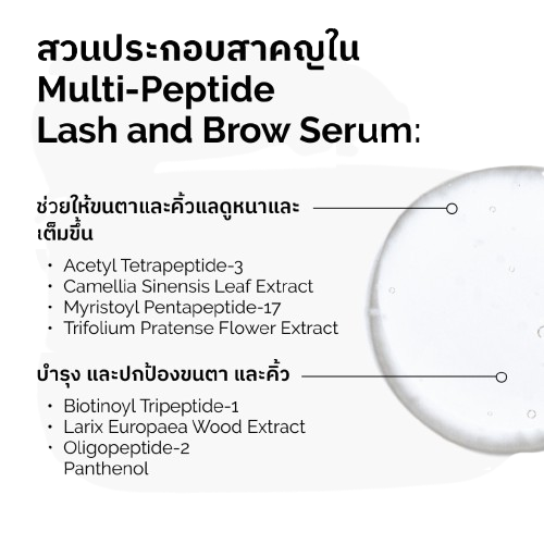 เซรั่มบำรุงขนตาและคิ้ว Multi-Peptide Lash & Brow Serum 3
