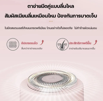 เครื่องกำจัดขนไฟฟ้า 2-In-1  2