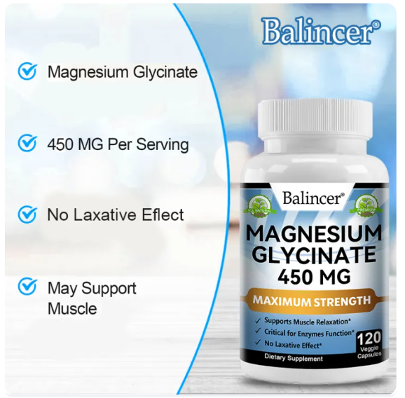 Magnesium Glycinate อาหารเสริมช่วยลดความเครียด 2