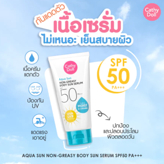 Aqua Sun Non Greasy Body Sun Serum  3