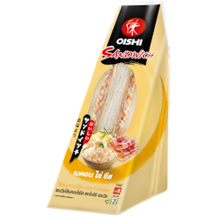 อาหารเช้าเซเว่น โออิชิแซนวิช เบคอน ไข่ ชีส