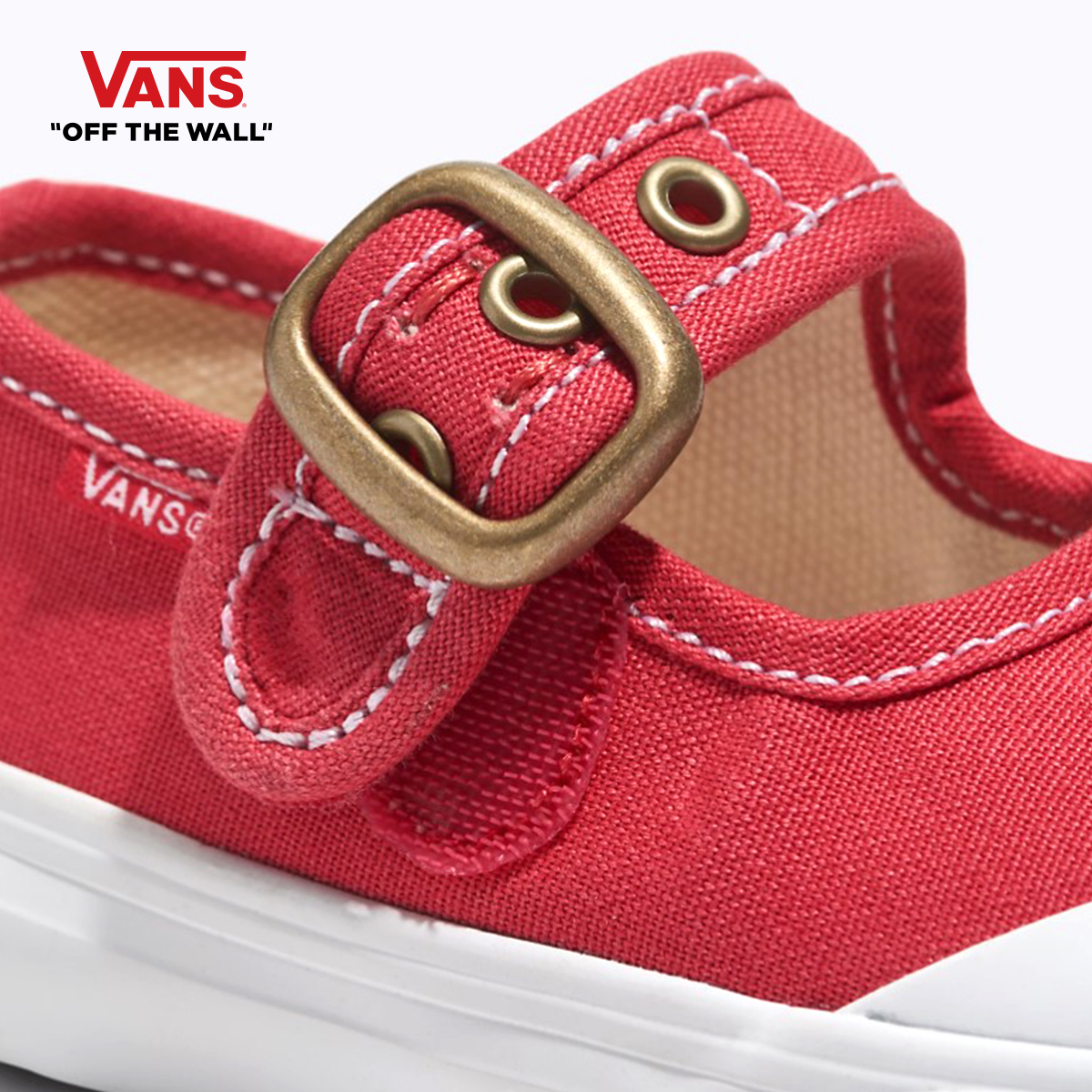 รองเท้าเด็ก Toddler Mary Jane - Canvas Tomato 2