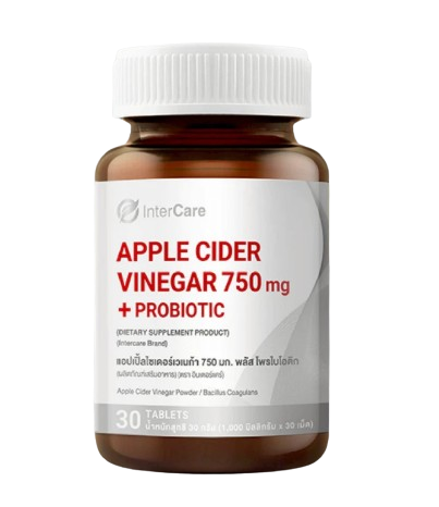 แอปเปิ้ลไซเดอร์ Apple Cider Vinegar 750 mg. + Probiotic 1
