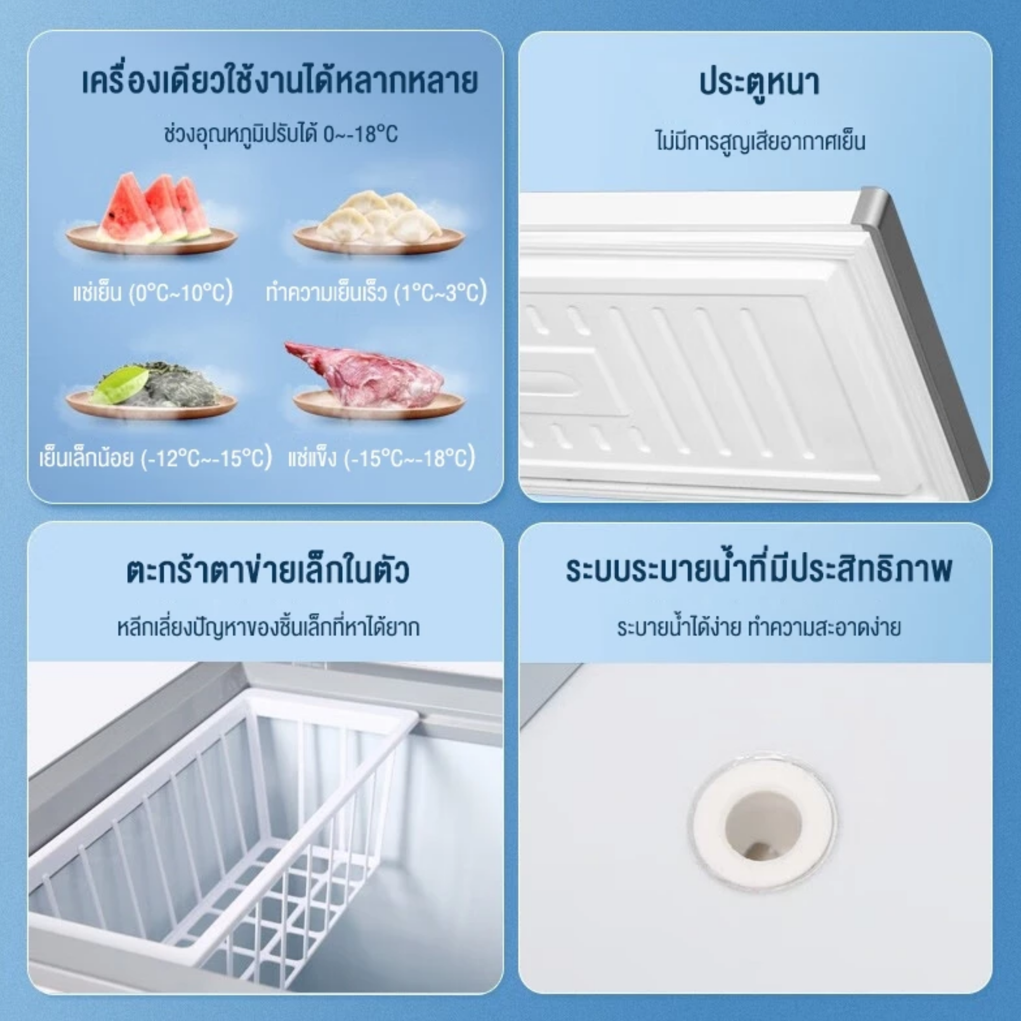 ตู้แช่ฝาทึบ 2
