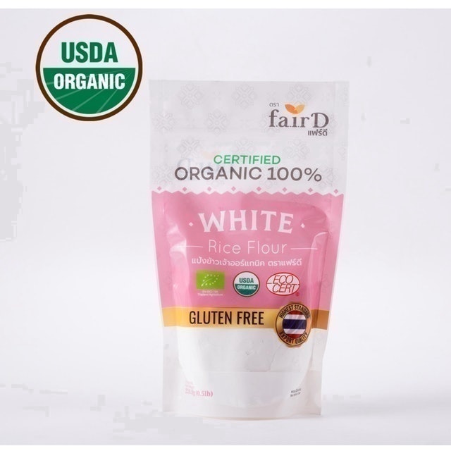 แป้งข้าวเจ้าทำขนม (Rice Flour) ออร์แกนิค 1