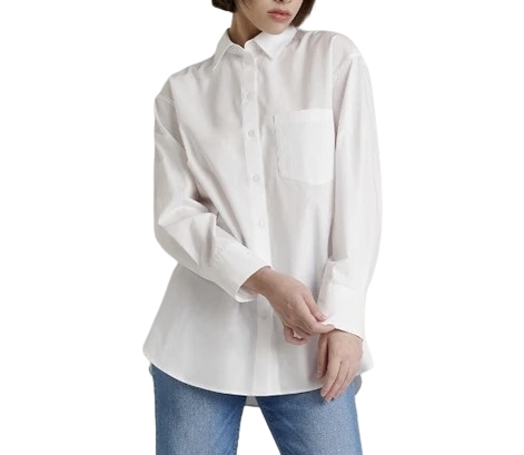 เสื้อเชิ้ตผู้หญิง ทรงโอเวอร์ไซซ์ 1