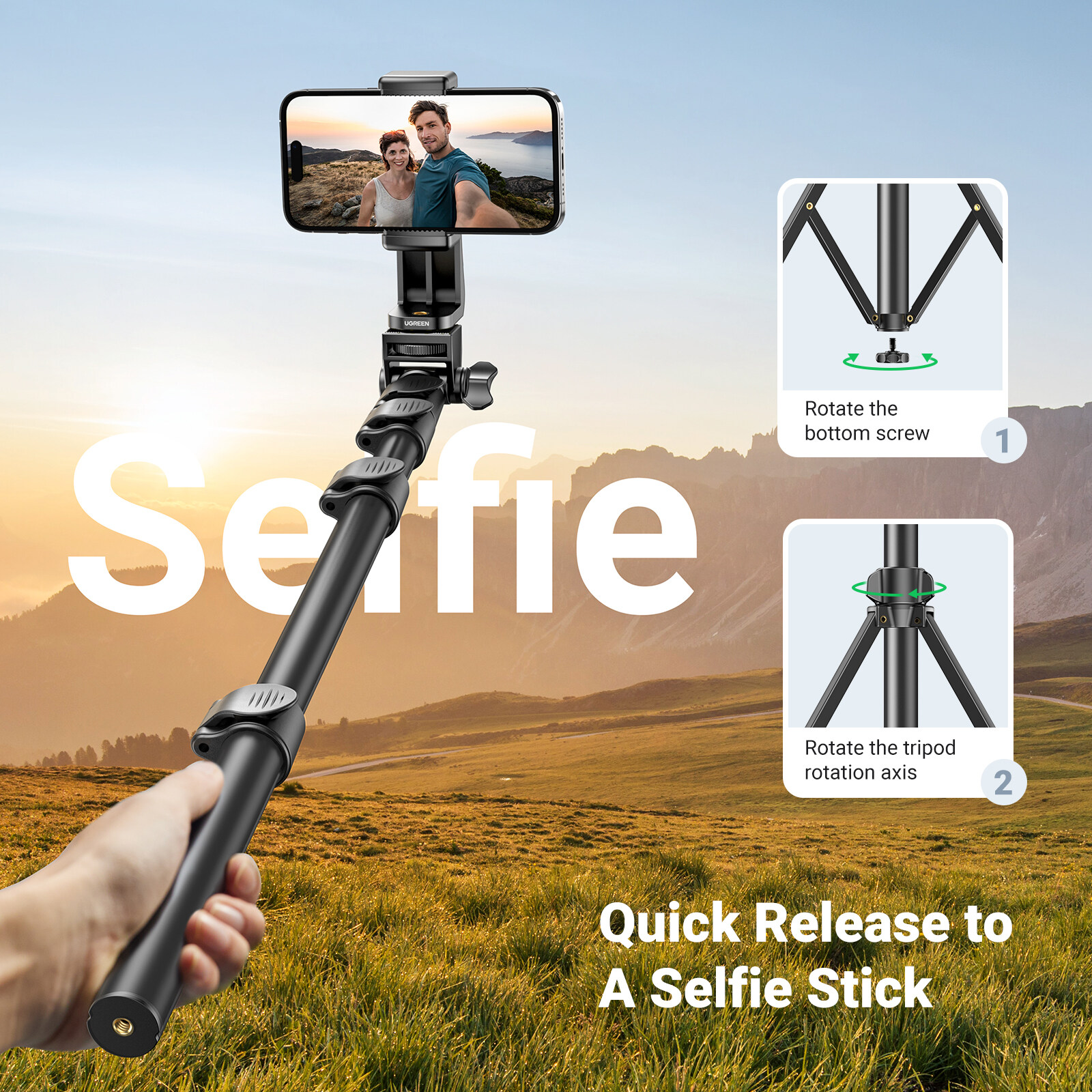 Selfie Stick Tripod รุ่น 15609 3