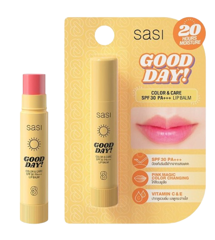 Sasi Day Good Color & Care SPF30 PA+++ Lip Balm 1