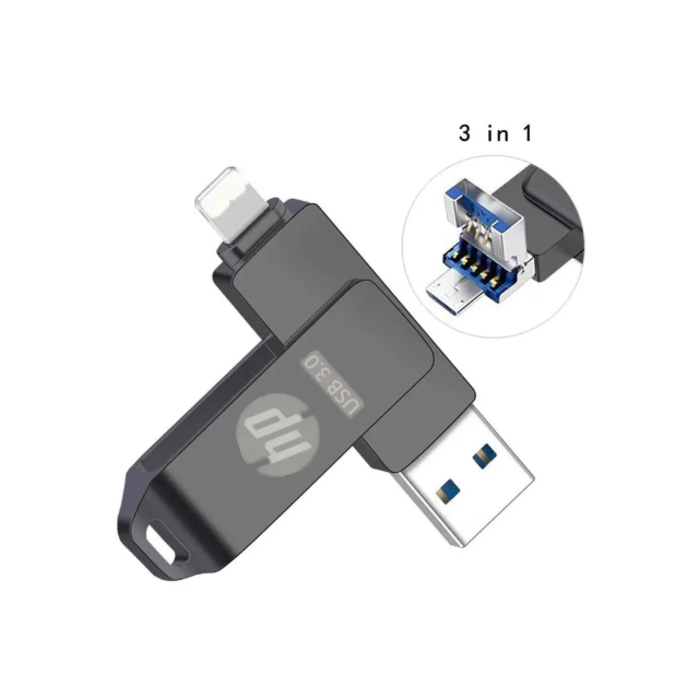 Pendrive OTG 3In1 2