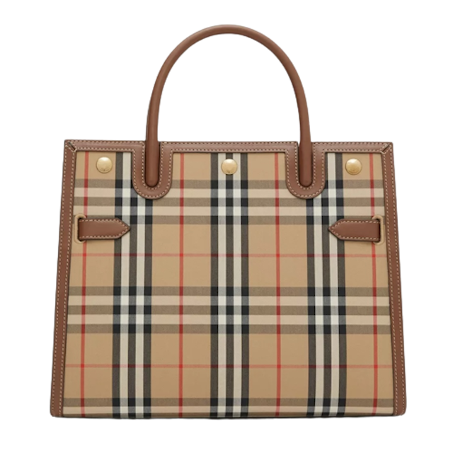 กระเป๋า Burberry รุ่น Mini Vintage Check Two-handle Title Bag 2