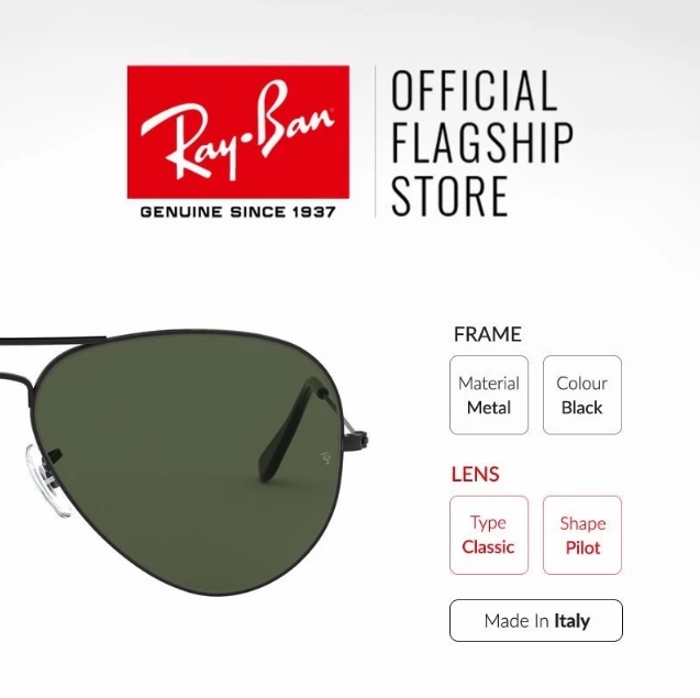 Aviator Large Metal II 3
