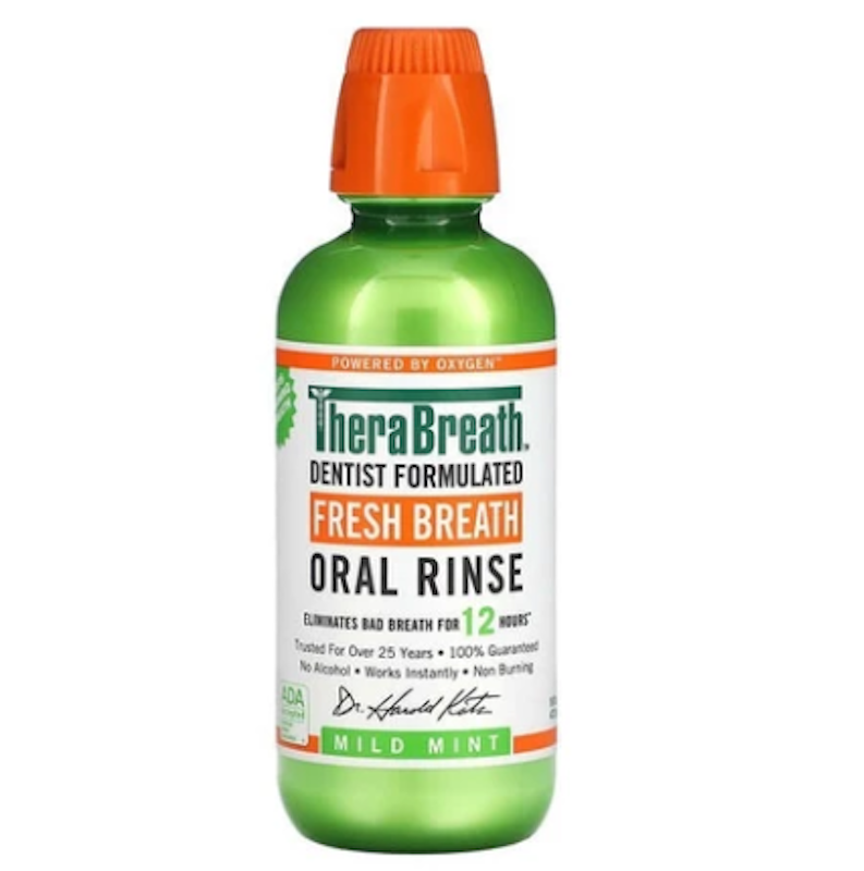 น้ำยาบ้วนปาก Fresh Breath Oral Rinse Mild Mint 1
