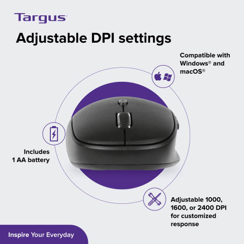 Midsize And Multi-Device Bluetooth Mouse  2