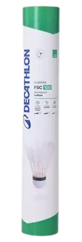 ลูกแบดมินตัน Feather Shuttlecock Fsc 100 1