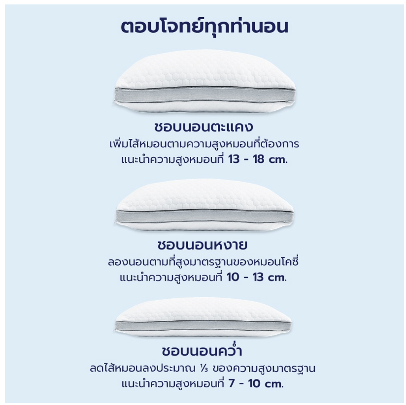 หมอนโคซี่ Cozy Pillow 4
