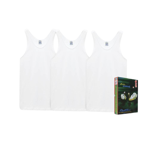 เสื้อกล้ามผู้ชาย สีขาว Classic 2
