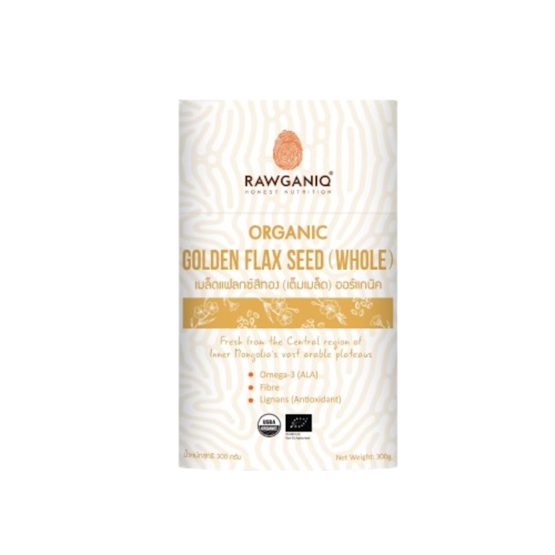 เมล็ดแฟลกซ์สีทองออร์แกนิค Organic Golden Flax Seed 1
