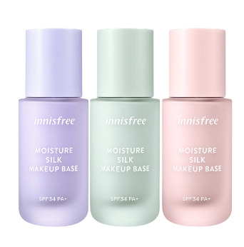 เมคอัพเบสสำหรับผิวแห้ง Moisture Silk Base SPF34 PA+ 1
