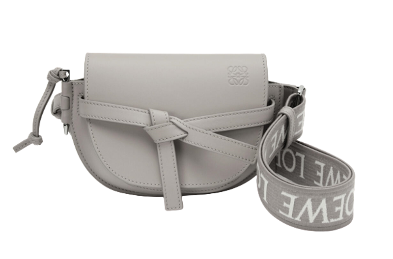 กระเป๋า Loewe รุ่น Mini Gate Dual bag In Soft Calfskin And Jacquard 11
