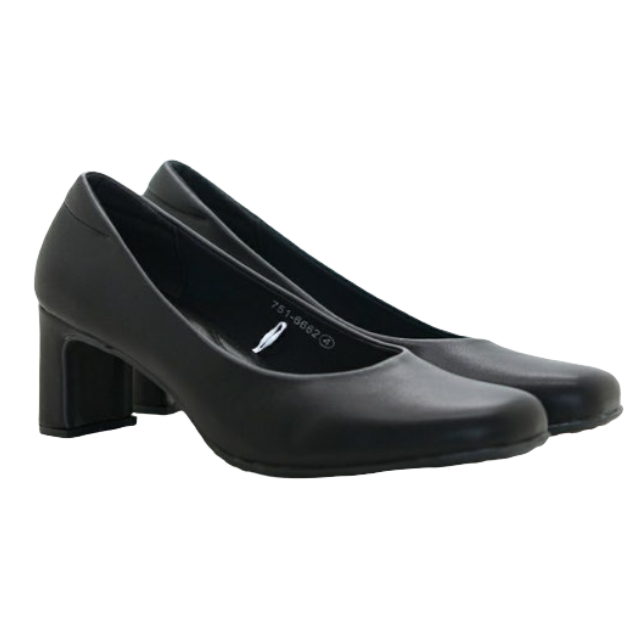 รองเท้าคัทชูสีดำส้น รุ่น Pump LADIES'HEELS PUMP 1