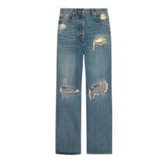 กางเกงยีนส์แบรนด์เนม รุ่น Ripped Eco Washed Organic Denim Pant