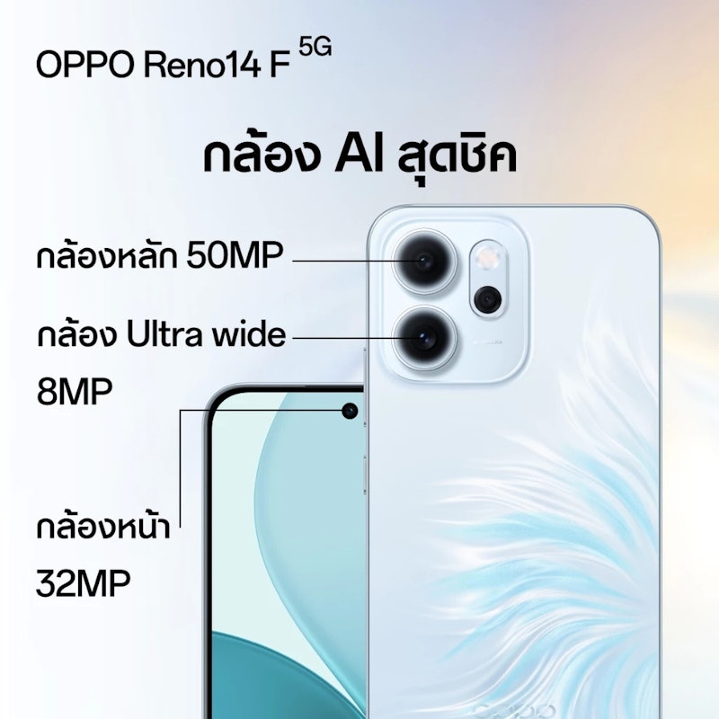 โทรศัพท์มือถือ Reno14 F (8+256G) 3