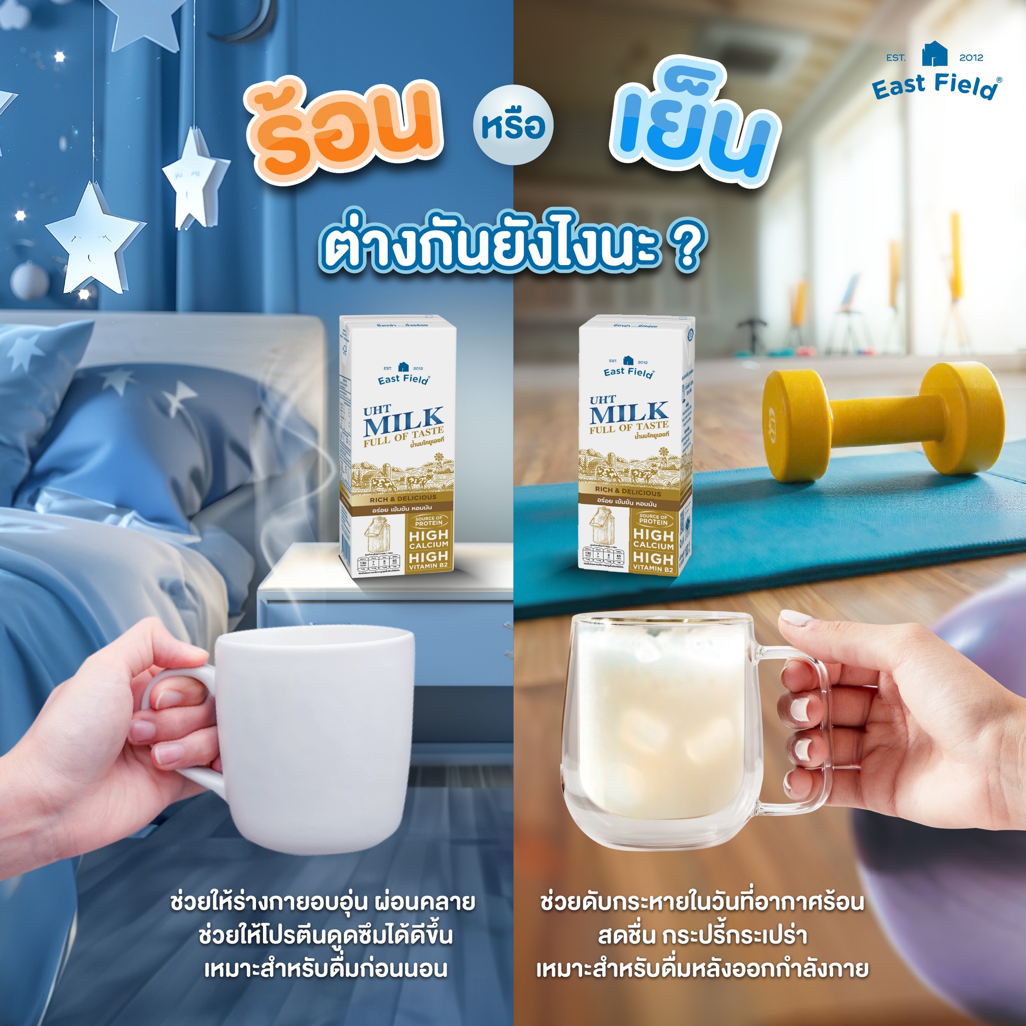 นมกล่อง นมยูเอชที รสจืด 4