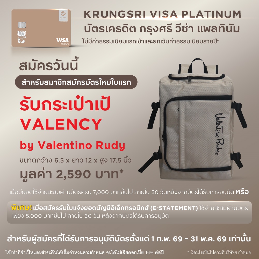 บัตรเครดิต Platinum Credit Card 3