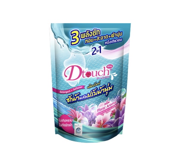 น้ำยาซักผ้า ผสมปรับผ้านุ่ม 2 in 1 Floral Aroma 1