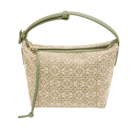 กระเป๋า Loewe รุ่น Small Cubi Bag In Anagram Jacquard And Calfskin 2