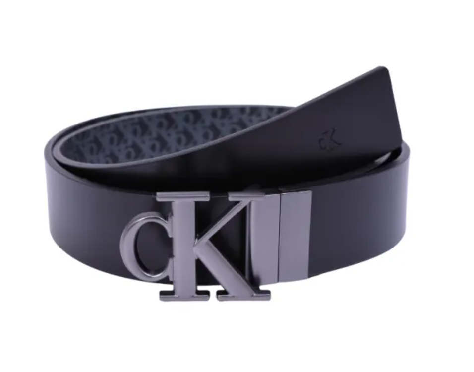 Reversible CK Monogram Logo Belt 1