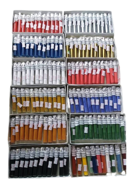 สีฝุ่น ผงคาร์บอน กล่องลายไทย 1