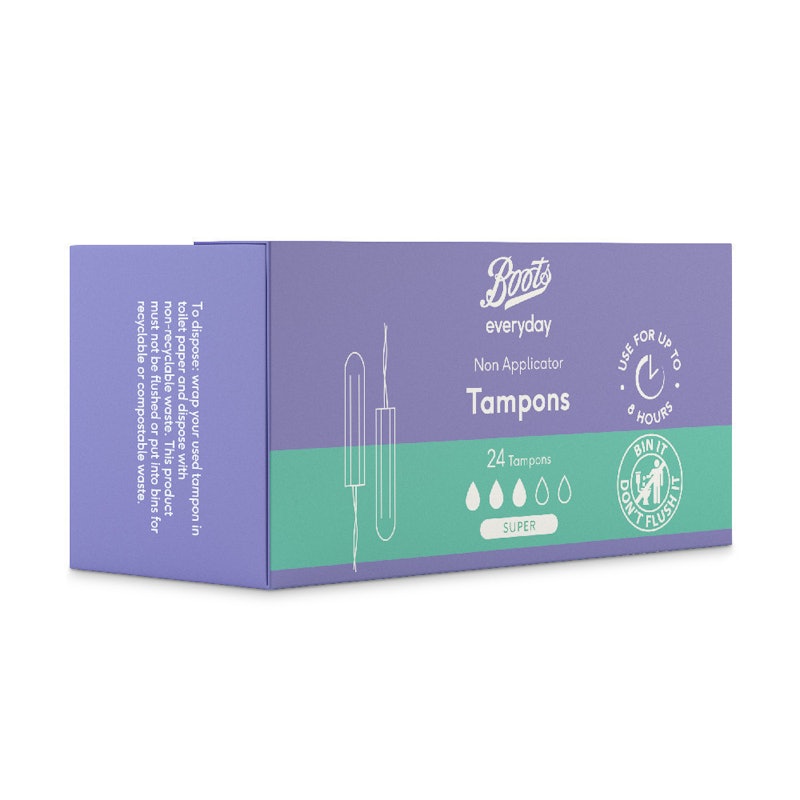 Non Applicator Tampons Super 2