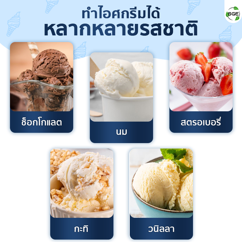 เครื่องทําไอศครีม Hard Serve รุ่นอุตสาหกรรม รุ่น HSIC-IN  5