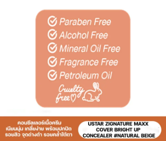 ZIGNATURE Maxx Cover Bright Up Concealer 3