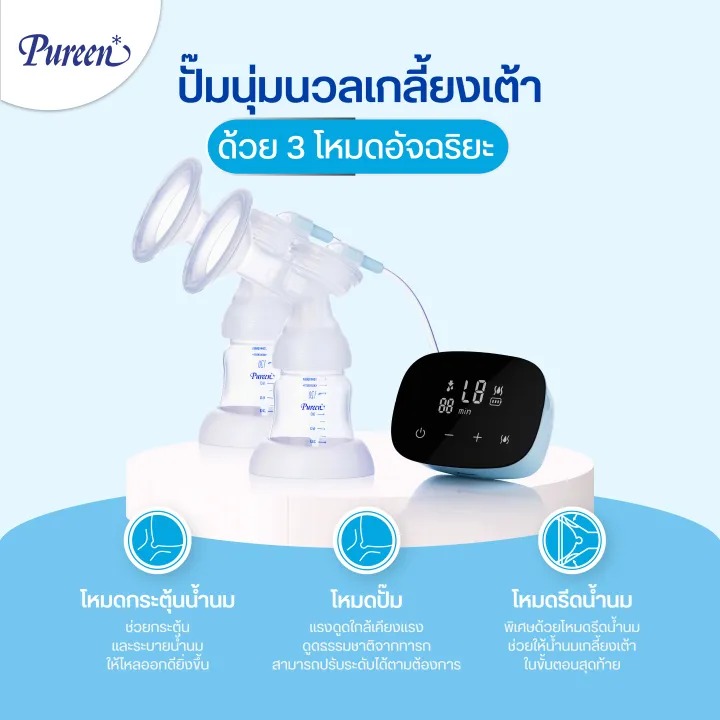 เครื่องปั้มนมไฟฟ้า รุ่น ปั๊มคู่ 3