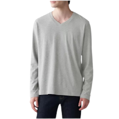 เสื้อยืดคอวีแขนสั้น รุ่น BBA14A0S