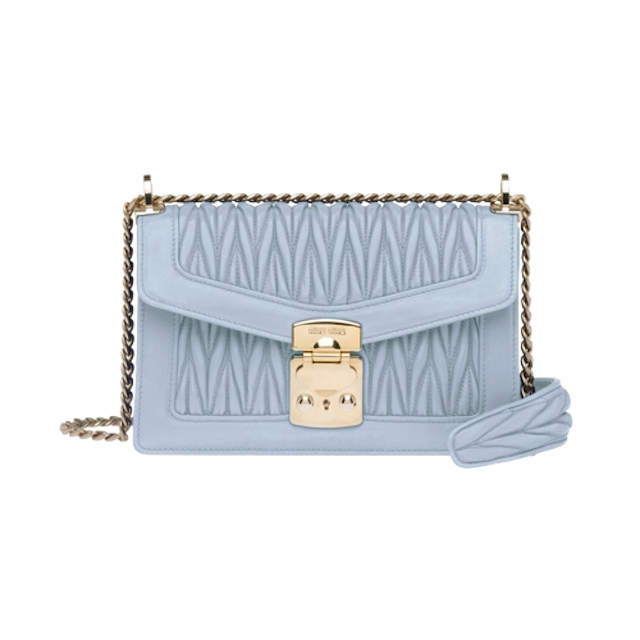 กระเป๋า Miu Miu  รุ่น Miu Confidential Matelassé Nappa Leather Bag 3